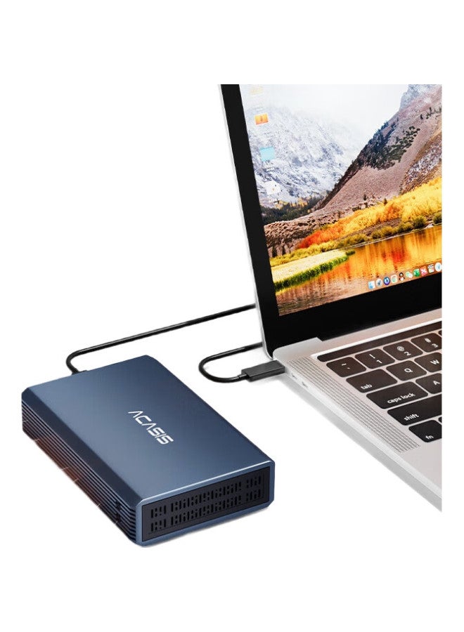 Acasis 2.5-Inch Portable Raid Enclosure, Dual-Bay, For Desktop And Laptop, Mechanical And Solid State Sata Hard Drive Enclosure, External Disk Storage Cabinet, Ec-7252 - Image 3
