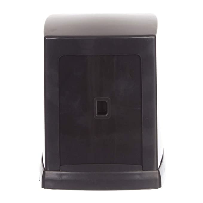 Amigos Store Double Side Cube Table Top Tissue Paper Holder Dispenser with 200 Tissues Black - Image 3