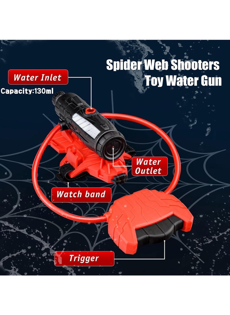 Chillspace 2 Pcs Water Guns Toy for Kids, Superhero Squirt Guns with Glove Summer Party Swimming Pool Beach Outdoor Water Fighting Toys for Kids  - Image 3