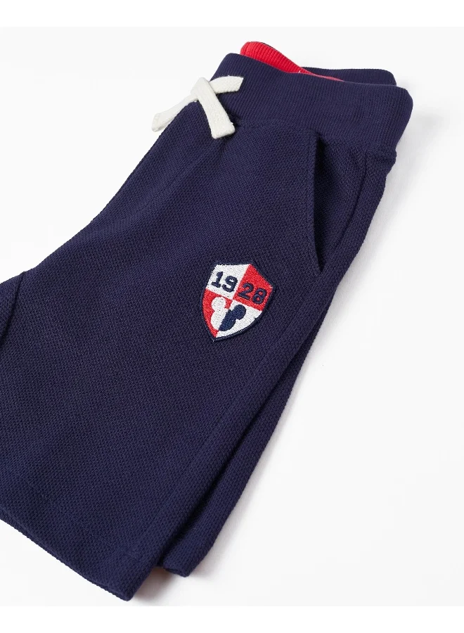 زيبي PiquÃ© Shorts in Cotton for Boys 'Mickey'