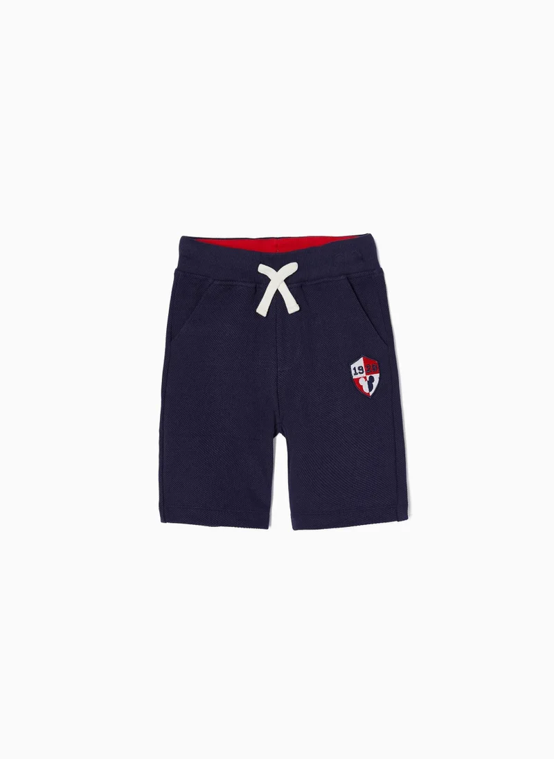 زيبي PiquÃ© Shorts in Cotton for Boys 'Mickey'