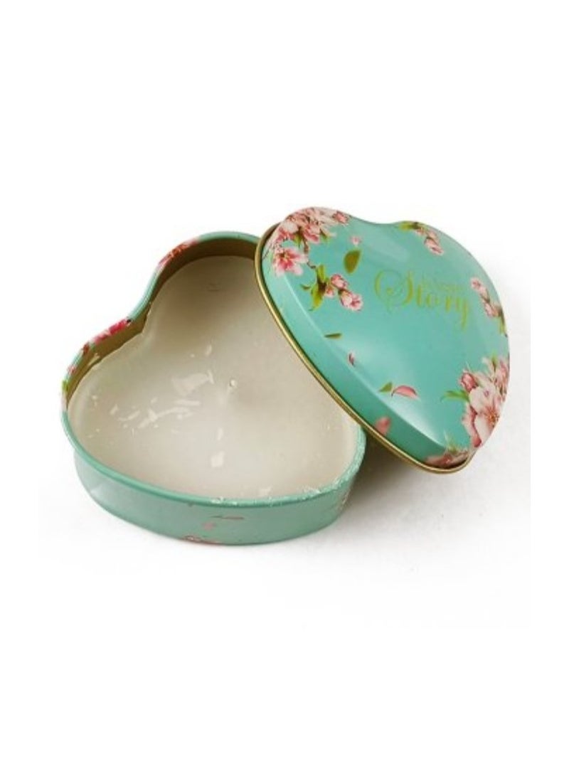 شمعة على شكل قلب، شمعة عطرية، معطرة للمنزل، رائحة جذابة