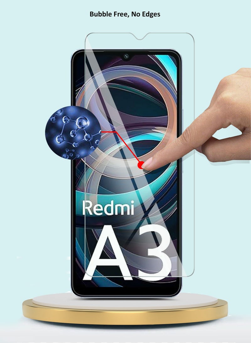 جيماكس واقي شاشة من الزجاج المقوى بحواف منحنية من سلسلة بريميوم 9H 2.5D لهاتف Infinix Hot 60i شفاف - Image 5