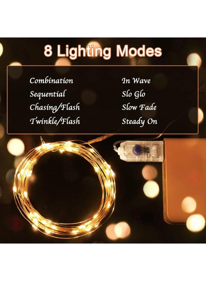 5M LED String Lights with 50 LEDs - USB Decorative Fairy Lights for Ramadan, Eid, Bedroom, Garden & Party Decor - Image 3