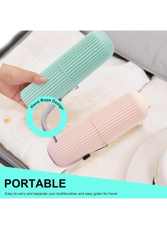 3Pcs Travel Toothbrush Holder - Portable Case Container for Toothbrush & Toothpaste, Ideal for Travel & Camping  - Image 5