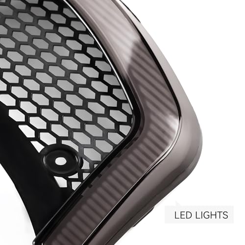 LUXEMOTO LED Headlight Vent Turn Signal for Road Glide, LED Fairing Vent Accent Lamp Indicator Side Lights for Harley Road Glide FLTRX Special FLTRXS CVO Ultra FLTRX 2015-2024 Accessories (Smoked Lens) - Image 4