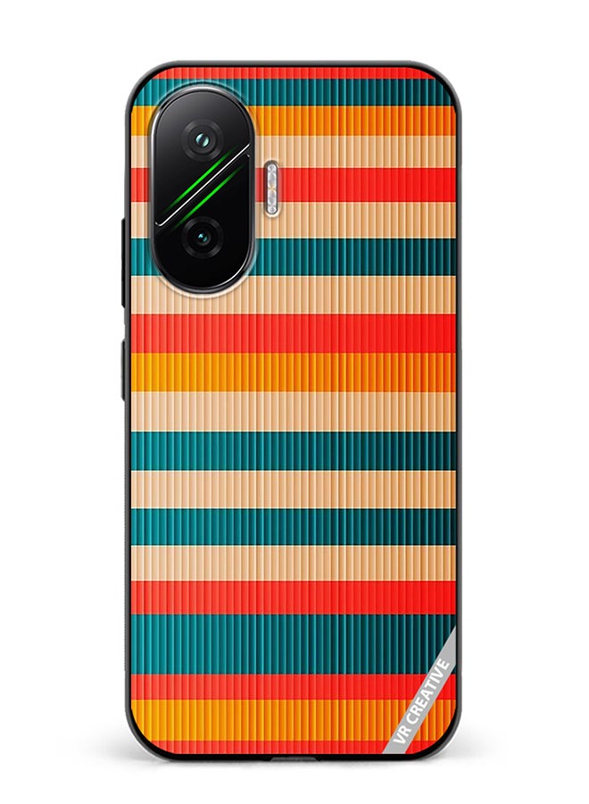 Protective Case Cover For Xiaomi Poco F7 Texture Design Multicolour