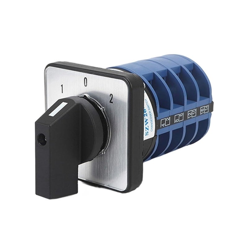 SZW26/LW26-32 32A On-Off-On 3 Position 1-4 Phase 1-0-2 Cam Automatic Changeover Switch D101.1 D202.2 D303.3 D404.4 240V 1Pcs(32A D202.2) - Image 1