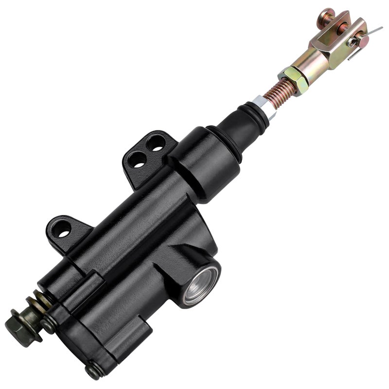 LOCOPOW Rear Brake Master Cylinder for Chinese 50cc 70cc 90cc 110cc 125cc ATV Dirt Pit Bike Quad Taotao Baja BMS Roketa Xpro Apollo SSR Pitster Piranha Sunl NST Kazuma