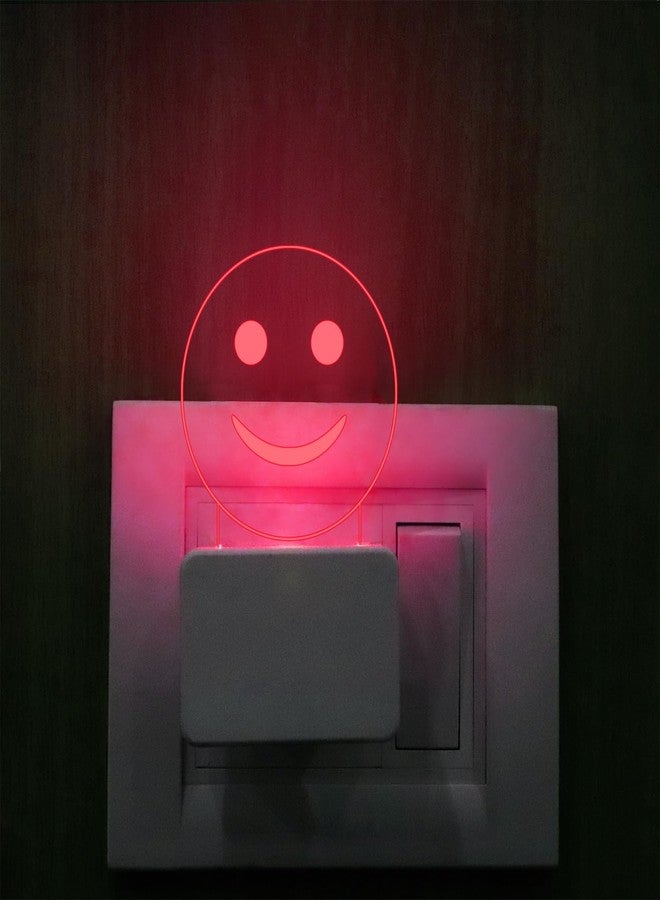StarLaser Acrylic Smiley Emoji Led Night Lamp with 7 Color Changing Light for Kids Room Decor Light & Gifts (Smiley face5) - Image 1