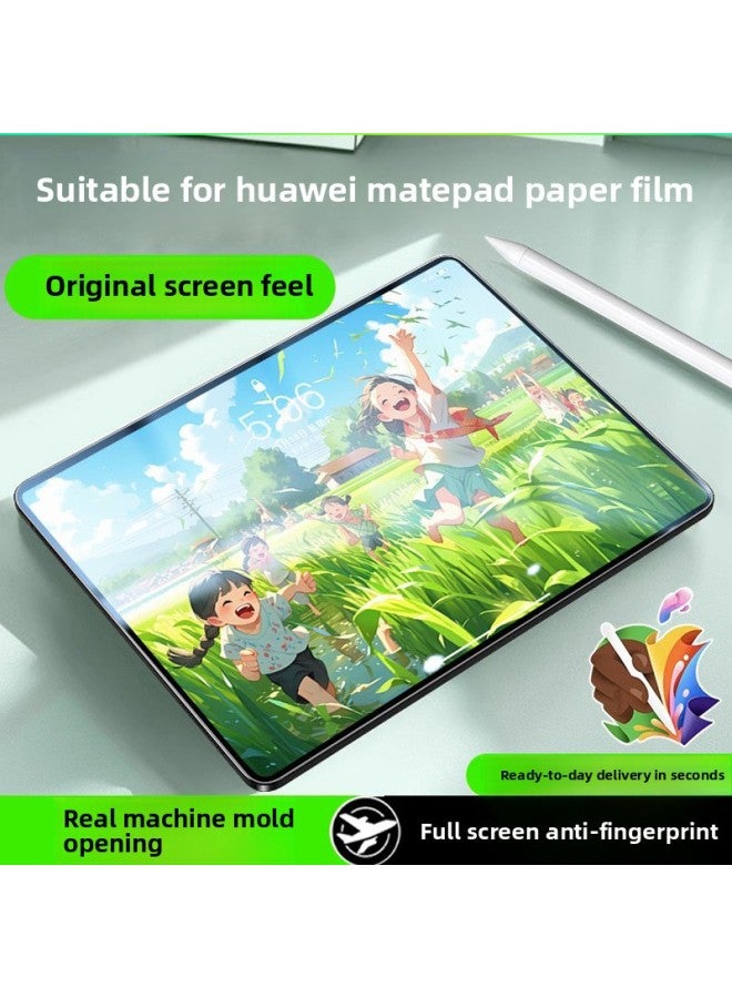 For Flat Panel For Huawei 3A Paper Film MatepadPro Handwriting Painting AIR Protective Film Matepad11 Anti-Slip-Color:1 Piece Of 3a Type Paper Film 【clear And Translucent √ Real Writing Feel】 Comes - Image 2