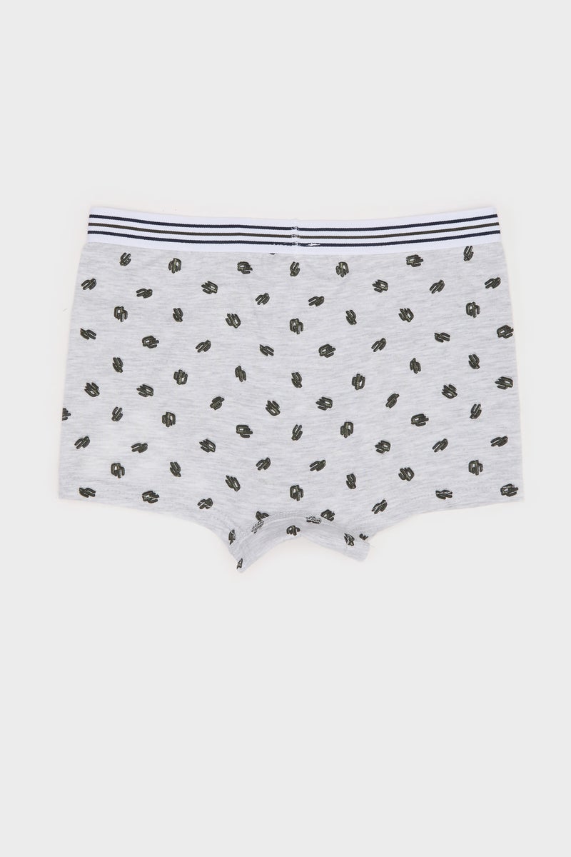 DeFacto Boy Cactus Patterned 3 Piece Boxer  - Image 4