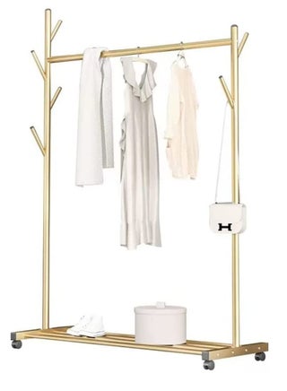 Modern Garment Rack, Clothes Rack Retail Display Clothes Hanger Stand, Freestanding Garment Rack, Easy Assemble Clothing Rack (Gold 1.2m) - pzsku/Z26569CB3EE40A3DC5703Z/45/_/1679762421/15039745-a901-4a8b-95d3-9502cdeca510