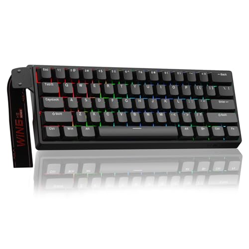 CORBOBO Aula WIN60 HE - 60% Mechanical Gaming Keyboard Wired, Magnetic Switch Hot Swappable, Adjustable Actuation Rapid Trigger Mode, 8000 Hz Polling Rate, RGB Small Keyboard 60 Percent Compact Design for PC - Image 1