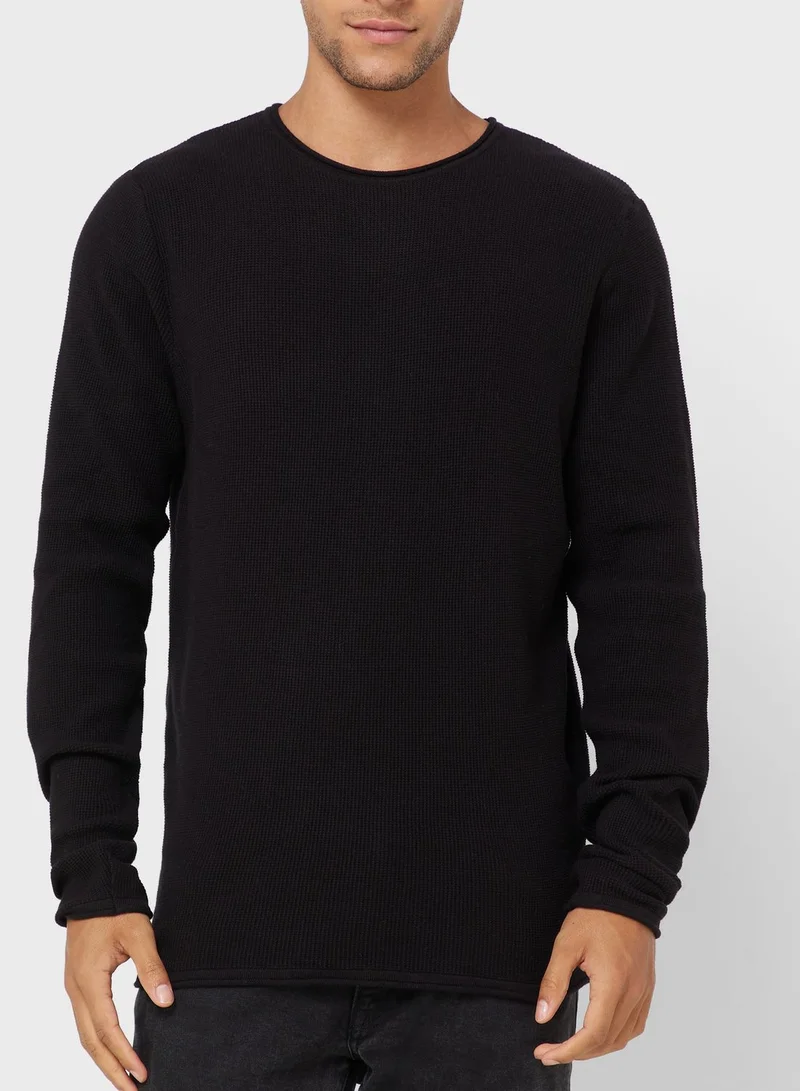 BRAVE SOUL Cable Knit Sweater