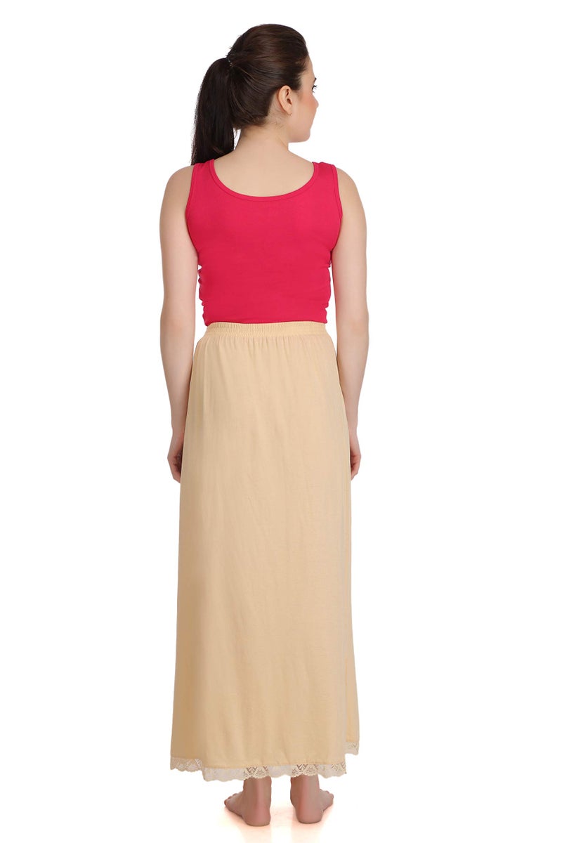 Splash Women Blended - Petticoat - Combo (Black + Skin, Free Size) - Image 5
