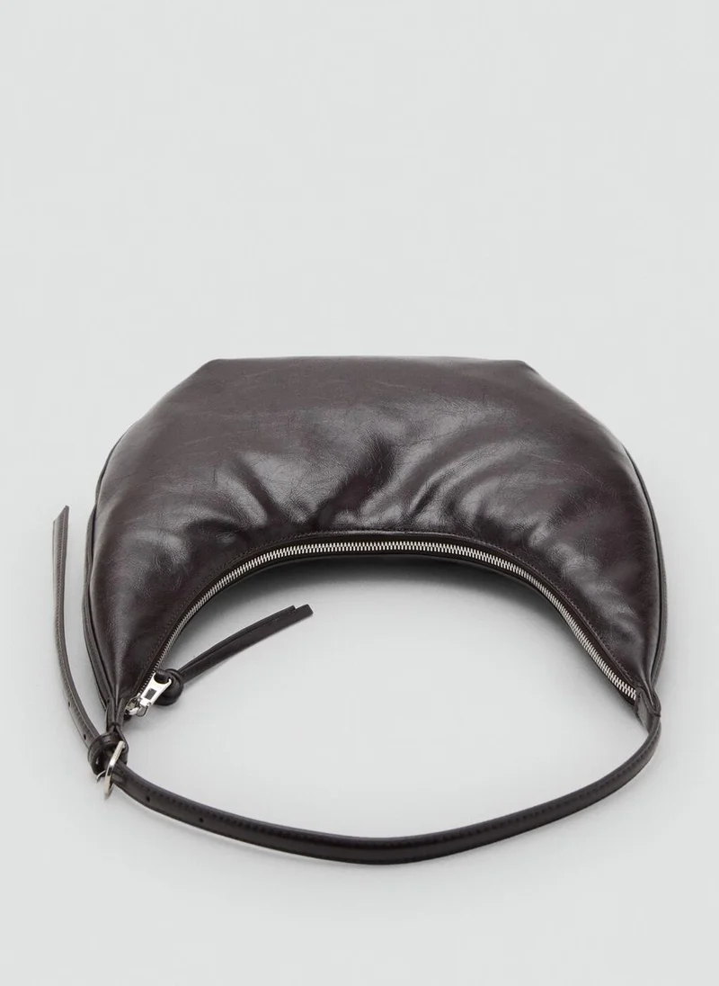 MANGO Medium oval shoulder bag