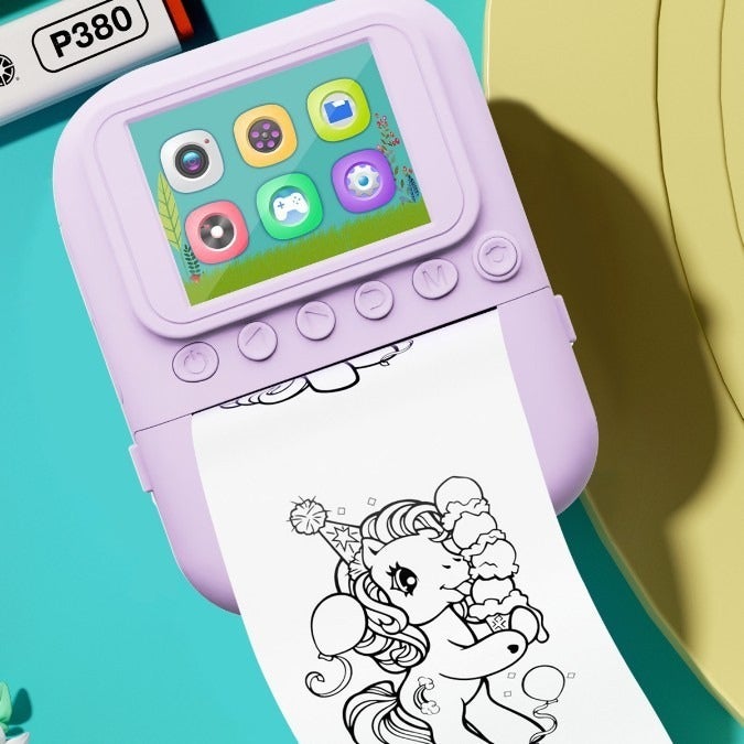 HD Mini Instant Camera for Kids with B&W Thermal Printing - Image 3