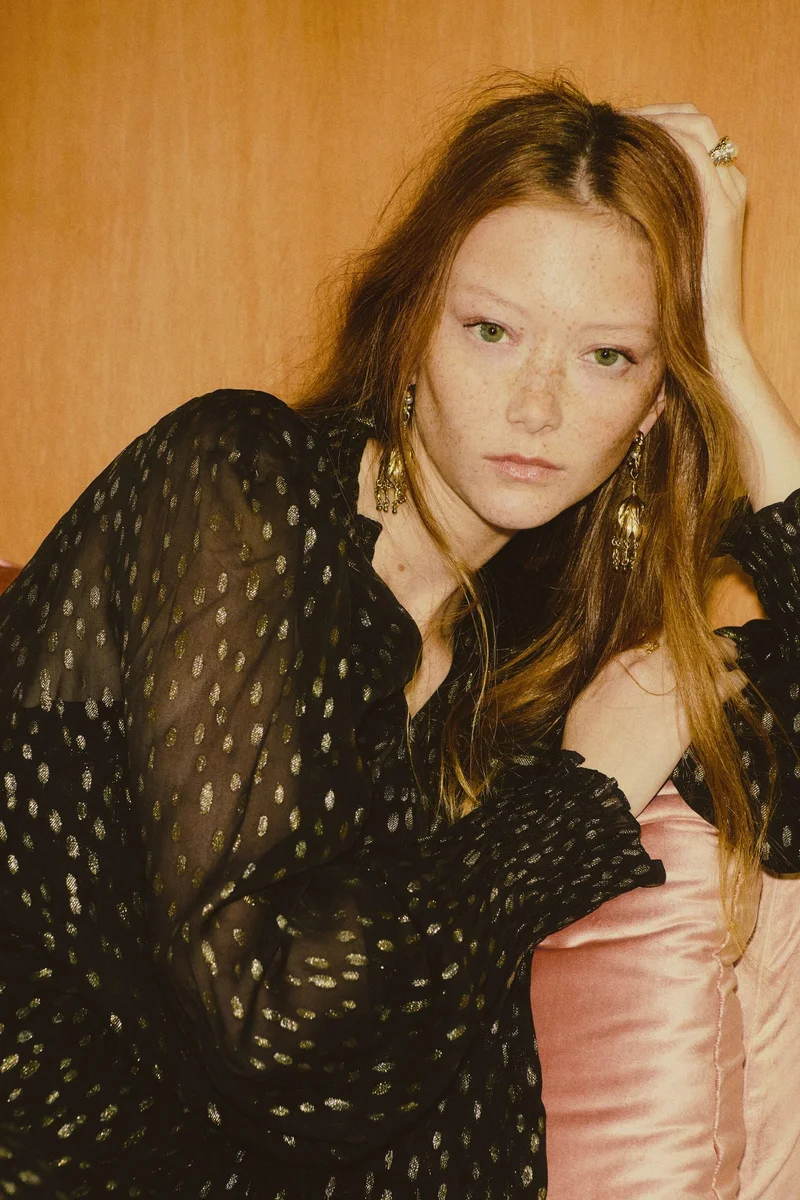 H&M Patterned maxi dress