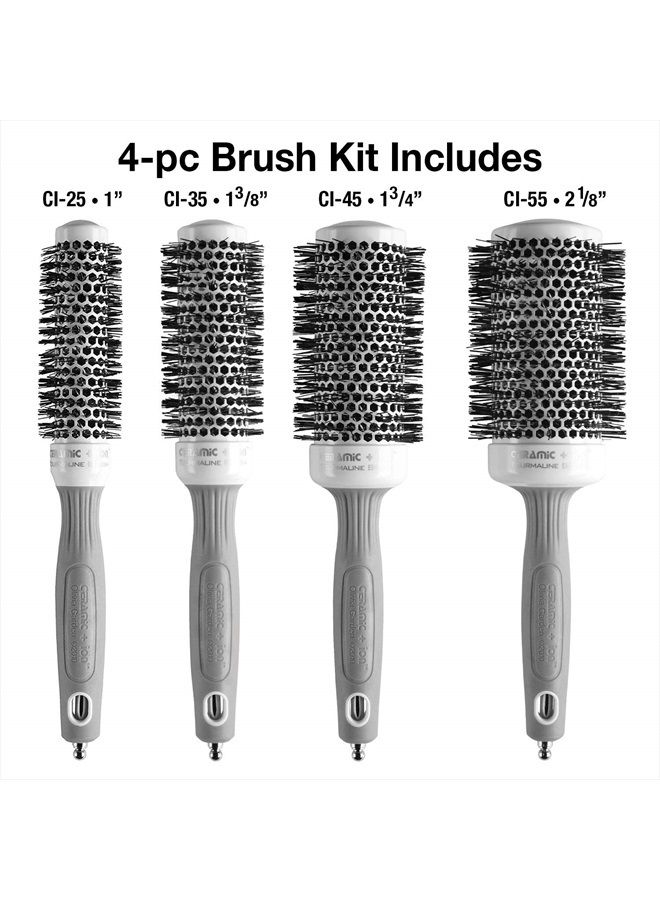 Olivia Garden Ceramic + Ion Round Thermal Hair Brush Set - Image 2