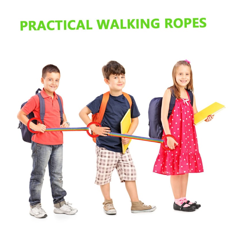 Safety Walking Ropes 12 Pack Extendable Wrist Leashes for Kids Prevents Getting Lost - Image 4