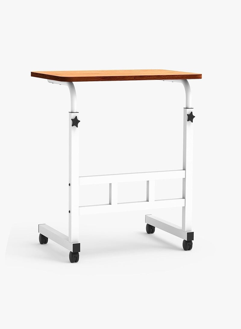 DubaiGallery Portable Medical Overbed Table, Mobile Bedside Sofa End Table Adjustable Height With Wheels Laptop Desk Hospital Nursing Table For Reading, Eating Breakfast - Image 4
