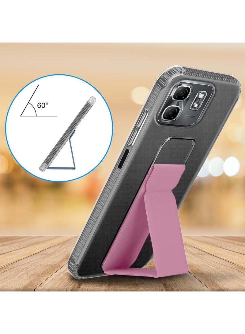 دبليو تيك غطاء وسادة هوت 50i / سمارت 9 4G 2024 TPU هوت 50i / سمارت 9 4G TPU غطاء وسادة هوائية - شفاف/وردي - Image 2