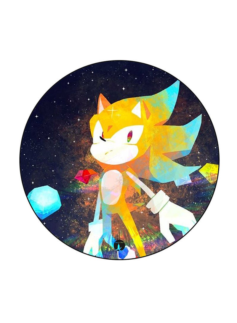 RKN Video Game Sonic Printed Mouse Pad Multicolour
