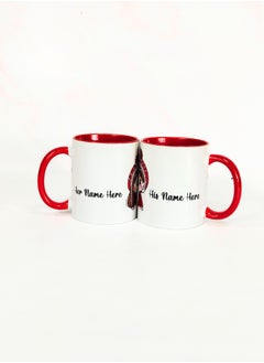 Personalized Christmas Mugs for Couples - Cute Designs with Personalized Names - Pack of 2 - Premium Ceramic Mug with Inner and Handle Red - pzsku/Z265734CD94E895281B15Z/45/_/1734070326/f51b0f9f-c044-4d5a-931b-f338abbca3b2