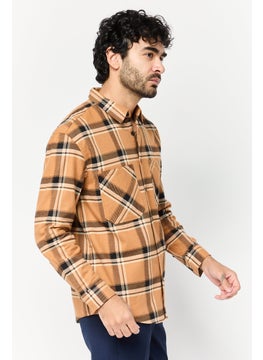 Selected Homme Men Regular Fit Checkered Long Sleeve Casual Shirt, Multicolor  - Image 4