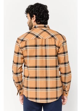Selected Homme Men Regular Fit Checkered Long Sleeve Casual Shirt, Multicolor  - Image 2
