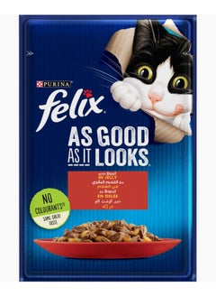 Felix Cat Pouch With Beef