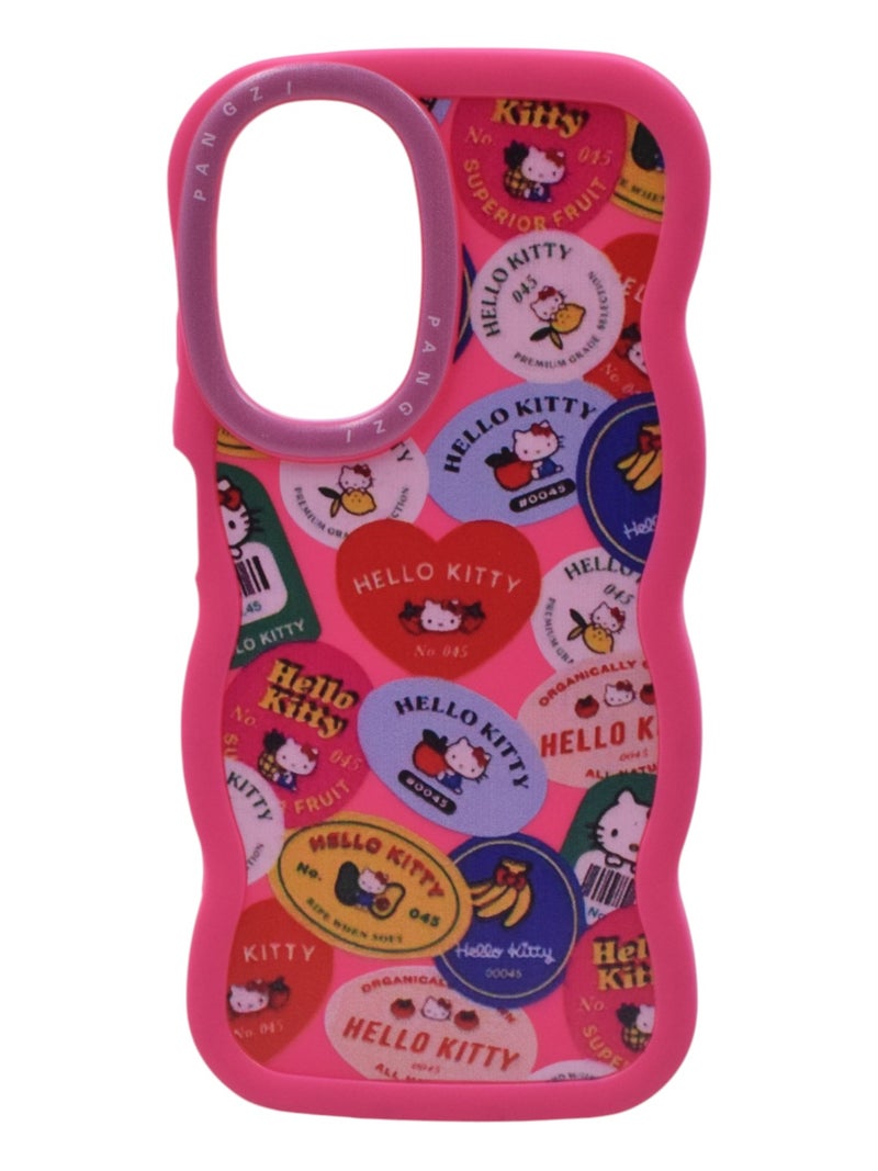 Hello Kitty Plastic Back Cover For Realme C55 - Multicolour - Image 1
