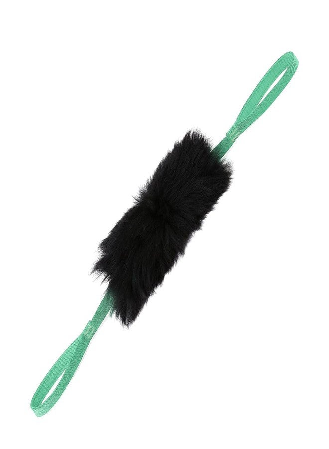 HOWGO Dog Rope Toy - Double Handle Dog Bungee Chaser Toy 100% Sheepskin,Sheep Smell Tug Toy for All Breeds(Mint Green, Large) - Image 1