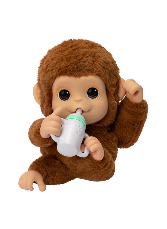 LITTLE LIVE PETS - My Baby Monkey Plush Single Pack - Image 1