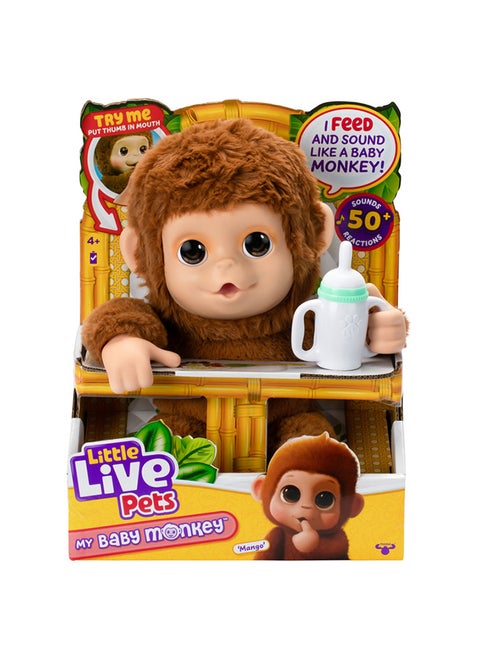 My Baby Monkey Plush Single Pack