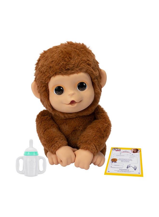 LITTLE LIVE PETS - My Baby Monkey Plush Single Pack - Image 1