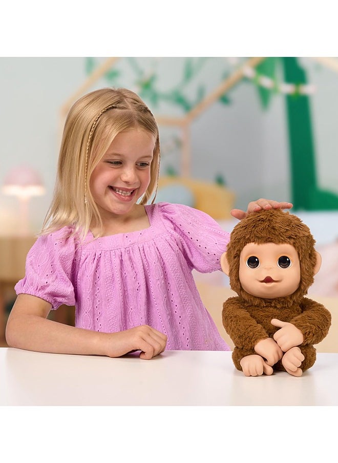 LITTLE LIVE PETS - My Baby Monkey Plush Single Pack - Image 1