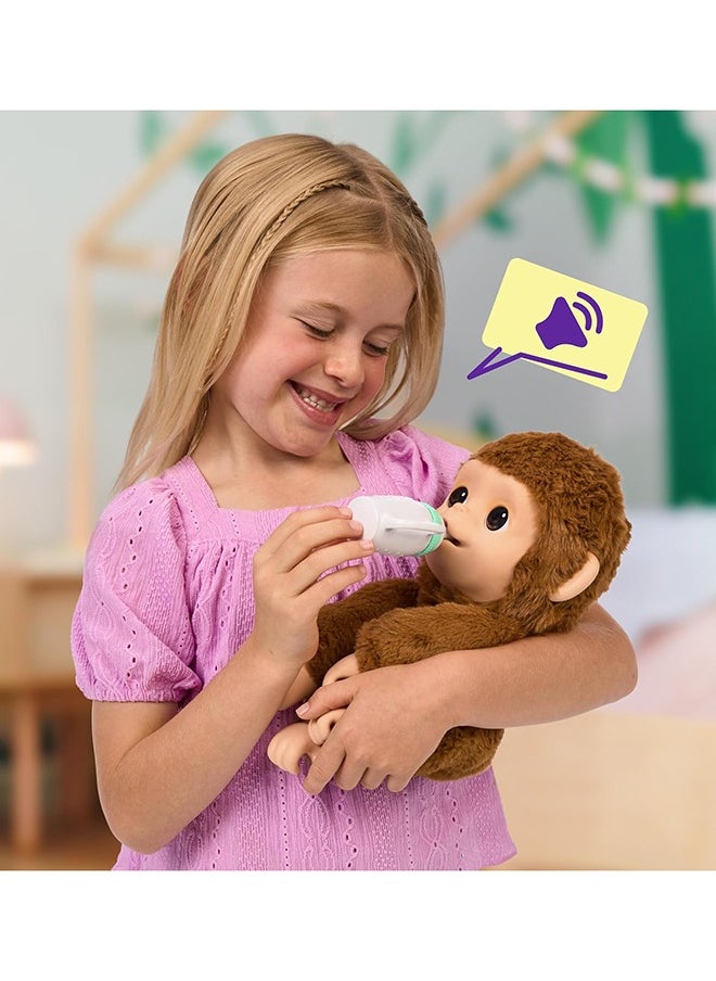 LITTLE LIVE PETS - My Baby Monkey Plush Single Pack - Image 1