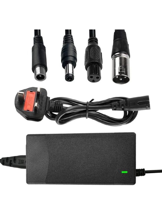 42V 2A Electric Scooter Charger, Fast Charging with 4 Connectors, for 36V Li-ion Battery Electrify E-Bike Batterys, for Xiaomi M365/E-Scooters (LED Indicator) - Image 2