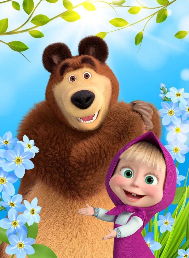 Masha and the Bear Game - Masha doll set comes with her beautiful traditional outfit, plus a cute bear - Image 2