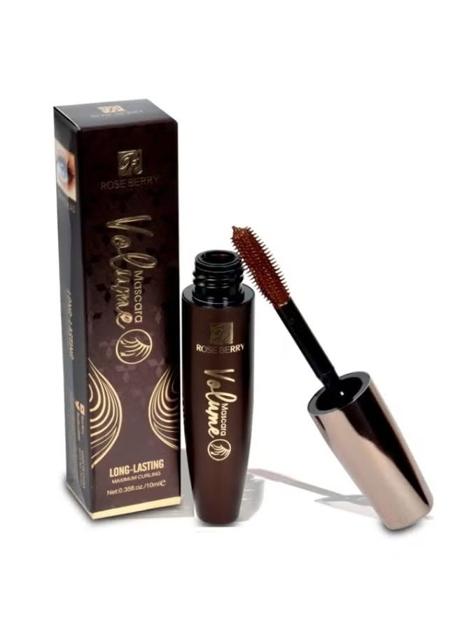 Rose Berry Professional Eye Set: Volume Mascara + Eyeliner (Dual Strength & Beauty). - Image 2