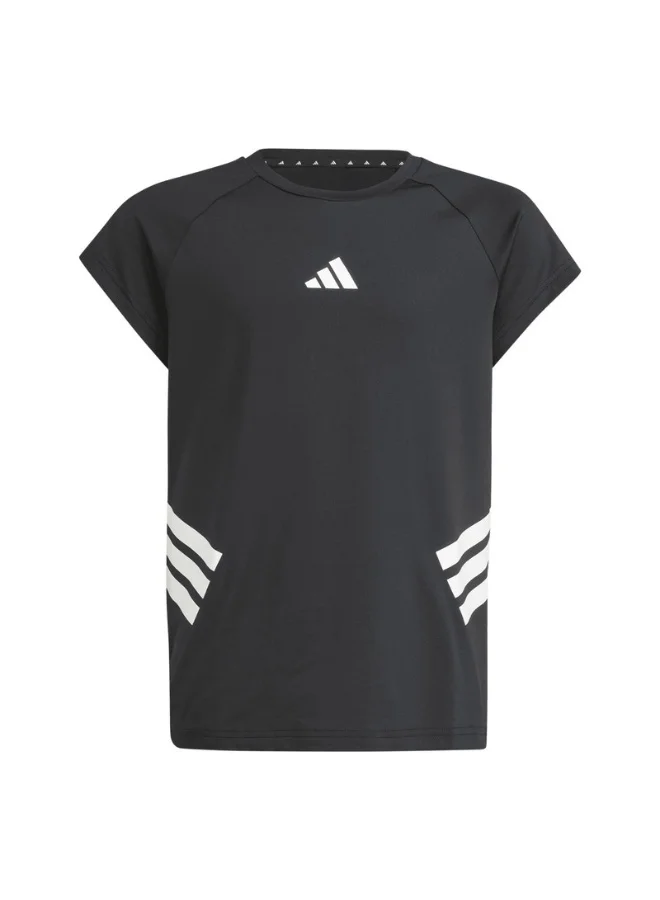 Adidas Adidas Jg Spr Tee Black T-Shirt (Short Sleeve) T-Shirts For Kids