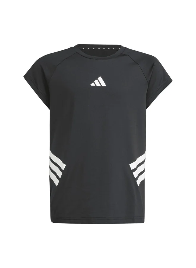 Adidas Adidas Jg Spr Tee Black T-Shirt (Short Sleeve) T-Shirts For Kids