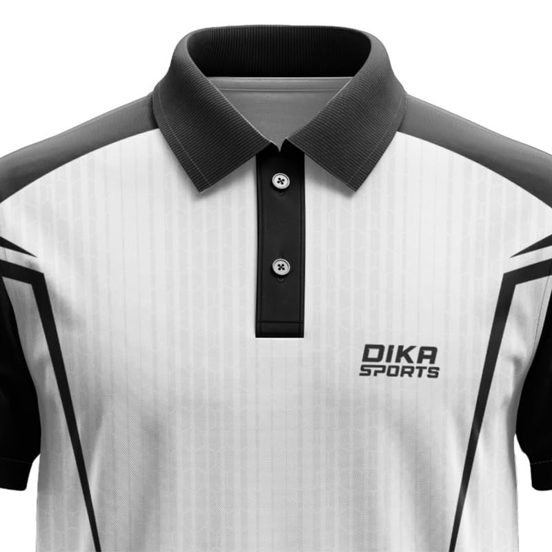Dika Sports تي شيرت تدريب كريكيت مخصص للأطفال - قميص فريق كريكيت الهندي | من 2 سنة إلى 5XL - Image 3