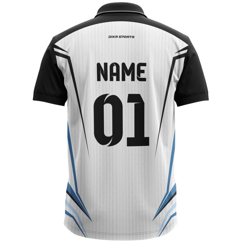 Dika Sports تي شيرت تدريب كريكيت مخصص للأطفال - قميص فريق كريكيت الهندي | من 2 سنة إلى 5XL - Image 4