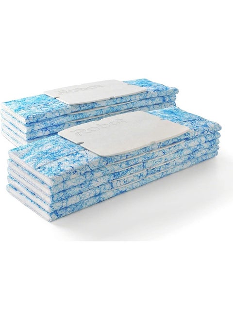 Braava Authentic Replacement Parts - Braava Jet 200 Series Wet Mopping Pads (10-Pack)