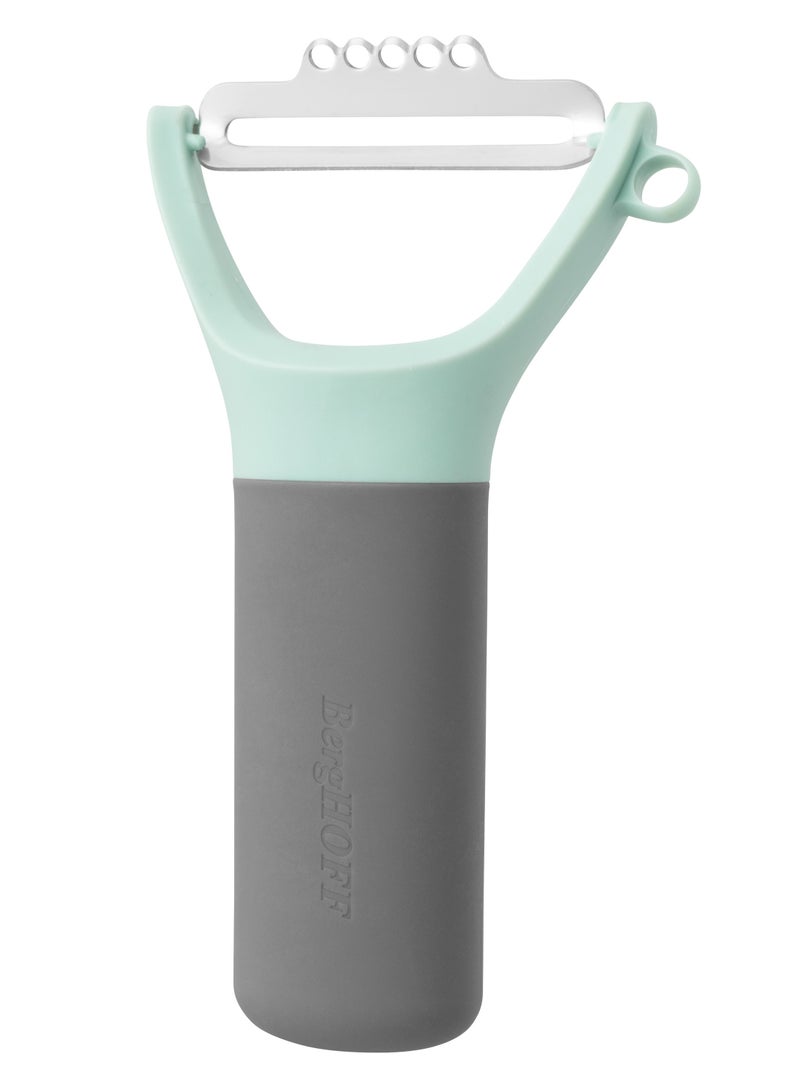 بيرجوف بيرجهوف- مقشرة على شكل حرف Y مع مبشرة - شفرة حادة من الفولاذ المقاوم للصدأ - تنزلق عبر أصعب القشور - مزيل لعيوب البطاطس مدمج في المبشرة- منتج بلجيكي - Image 1