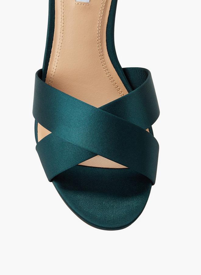 ELLE Women Cross Strap Wedge Heel Sandals - Image 4