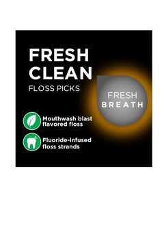 Dentek DenTek Fresh Clean Floss Picks, For Extra Tight Teeth, 75 Count  - Image 2